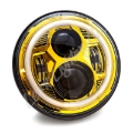 Picture of Letric Lighting 7? Gold Color Collection LED Headlamp with Full Halo