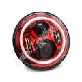 Picture of Letric Lighting 7? Red Color Collection LED Headlamp with Full Halo