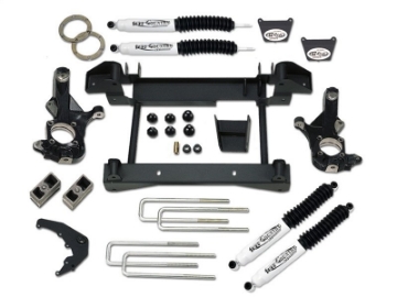 Picture of Tuff Country 01-10 Chevy Silverado 2500HD 4x4 4in Lift Kit w-1pc Sub Frame SX8000 Shocks