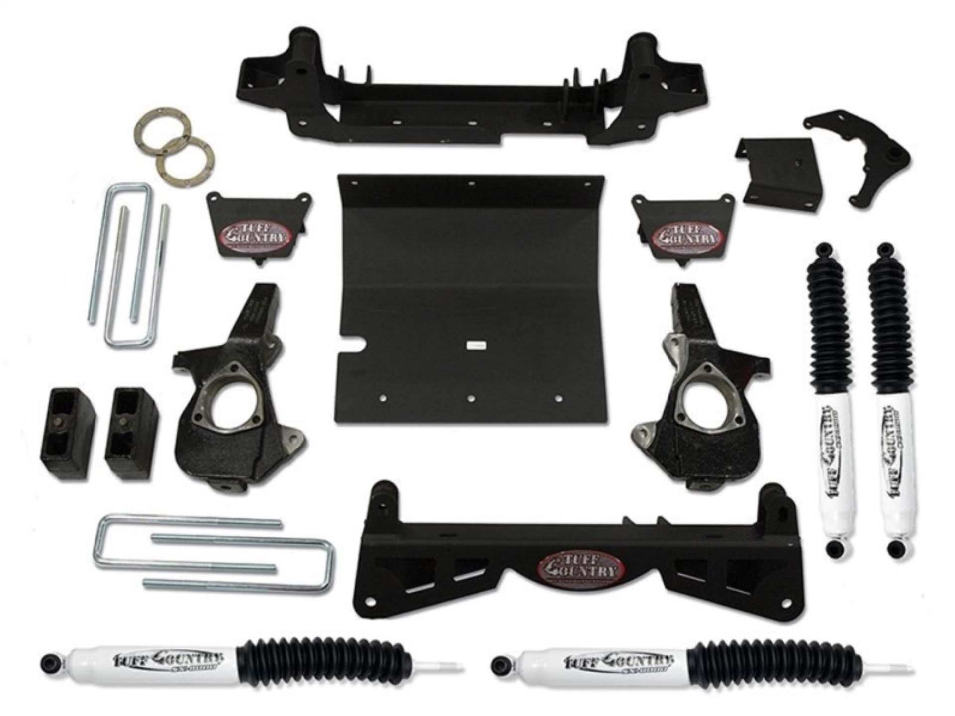 Picture of Tuff Country 01-06 Chevy Silverado 1500HD 4x4 4in Lift Kit w-3pc Sub Frame SX8000 Shocks