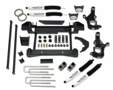 Picture of Tuff Country 01-06 Chevy Silverado 3500 4x4 6in Lift Kit w-1pc Sub Frame SX8000 Shocks