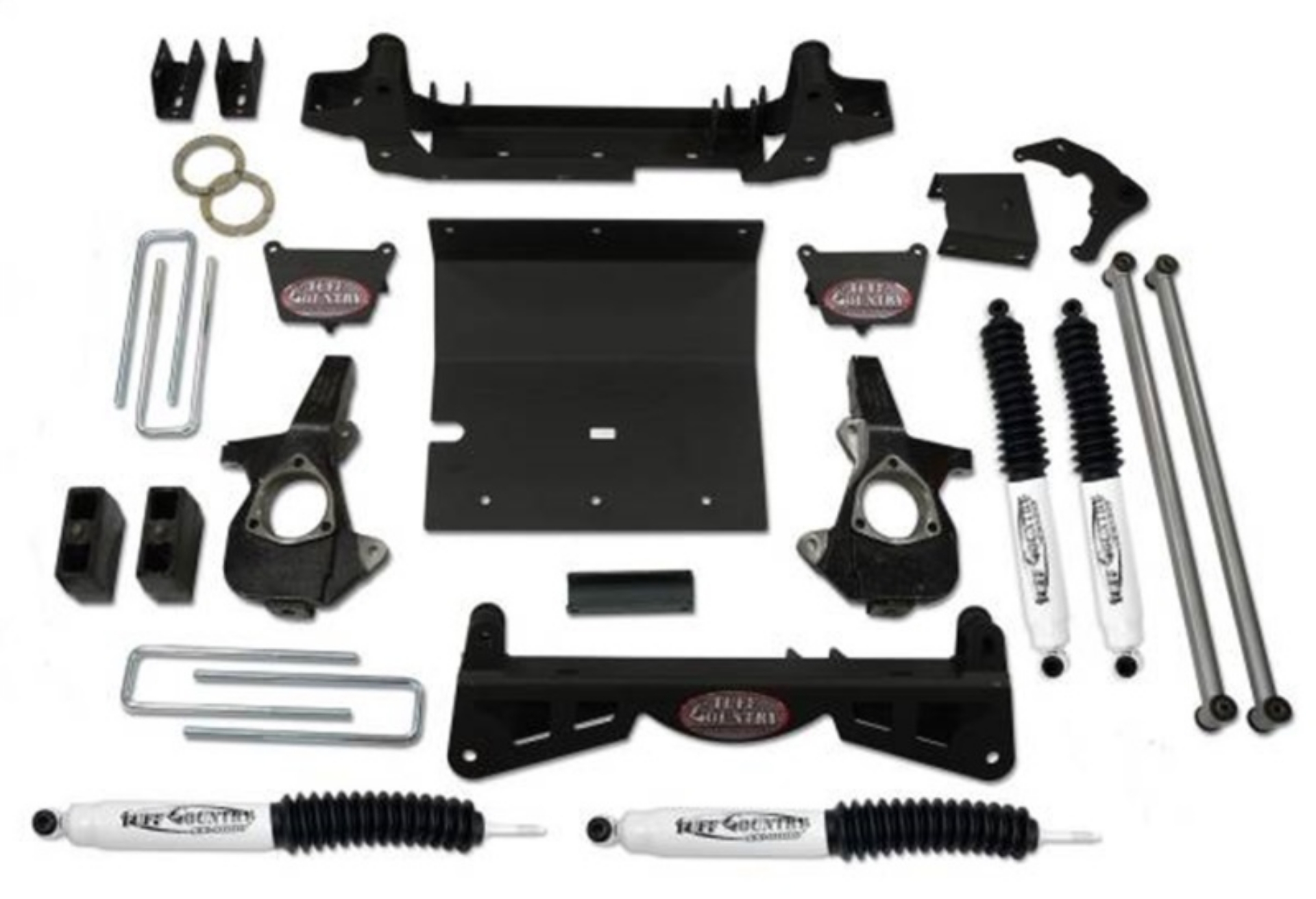 Picture of Tuff Country 01-06 Chevy Silverado 1500HD 4x4 6in Lift Kit w-3pc Sub Frame SX8000 Shocks