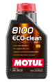 Picture of Motul 1L Synthetic Engine Oil 8100 Eco-Clean 0W30 12X1L - C2-API SM-ST-JLR 03-5007 - 1L