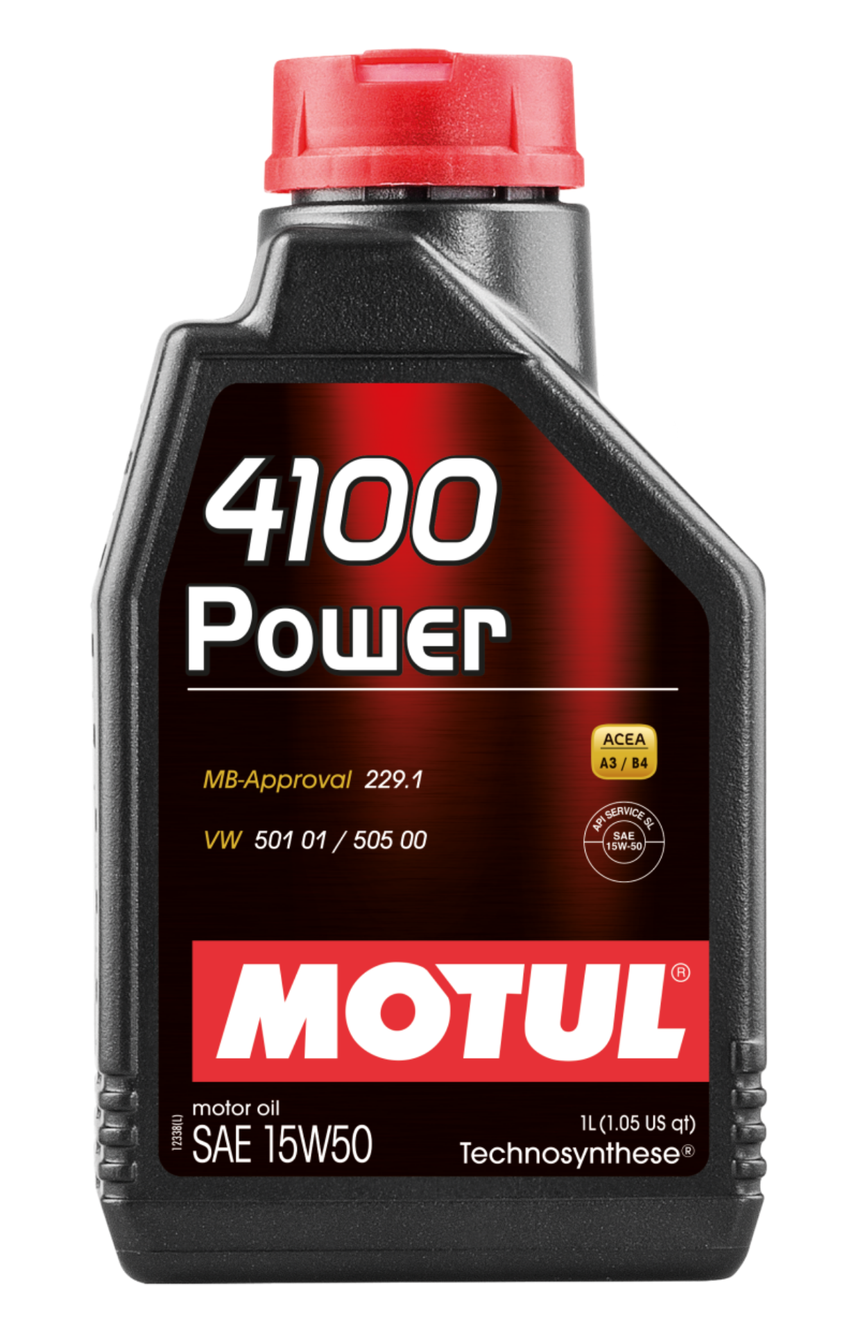 Picture of Motul 1L Engine Oil 4100 POWER 15W50 - VW 505 00 501 01 - MB 229-1