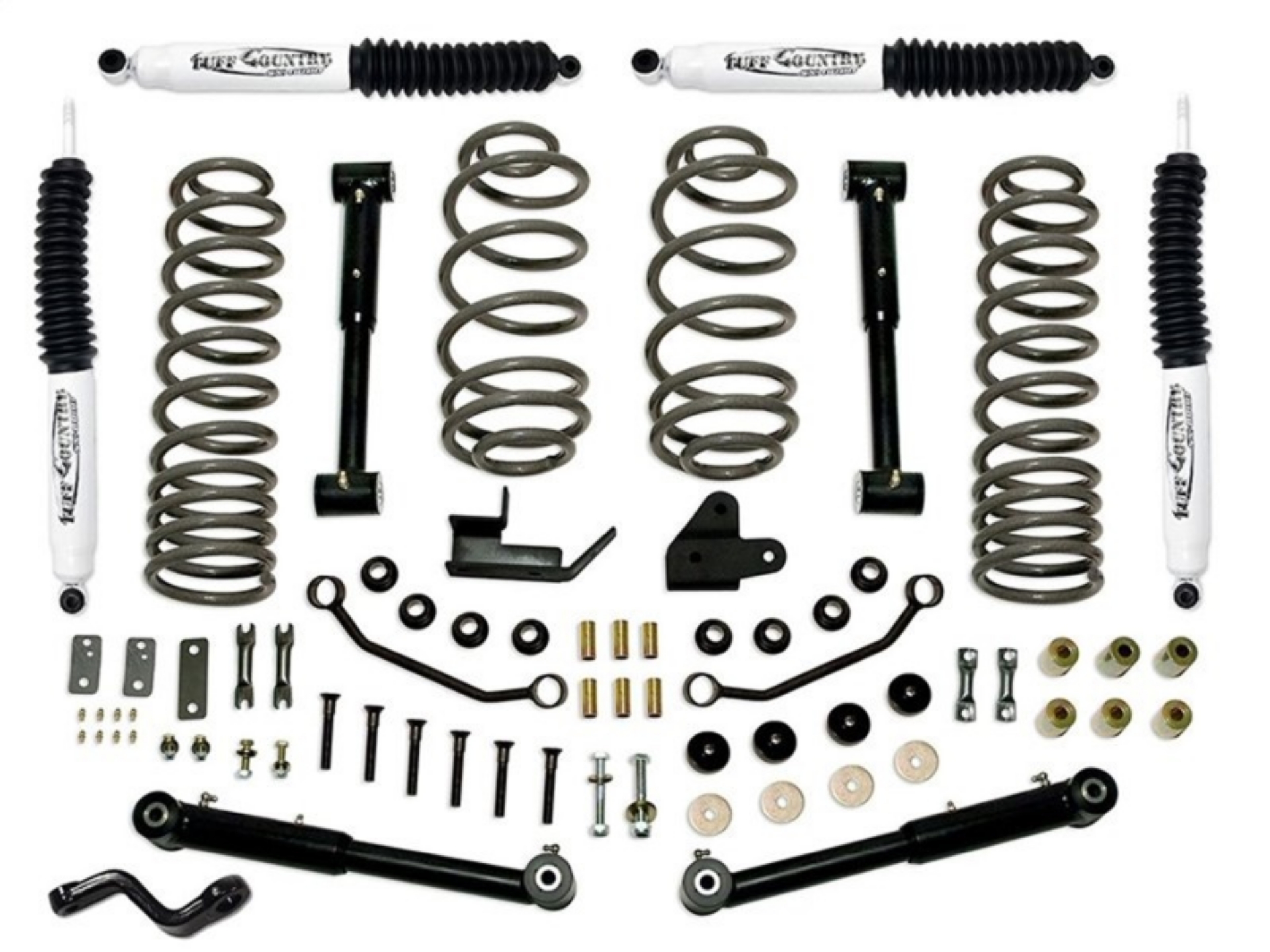 Picture of Tuff Country 97-06 Jeep Wrangler TJ 4in Lift Kit EZ-Flex SX8000 Shocks