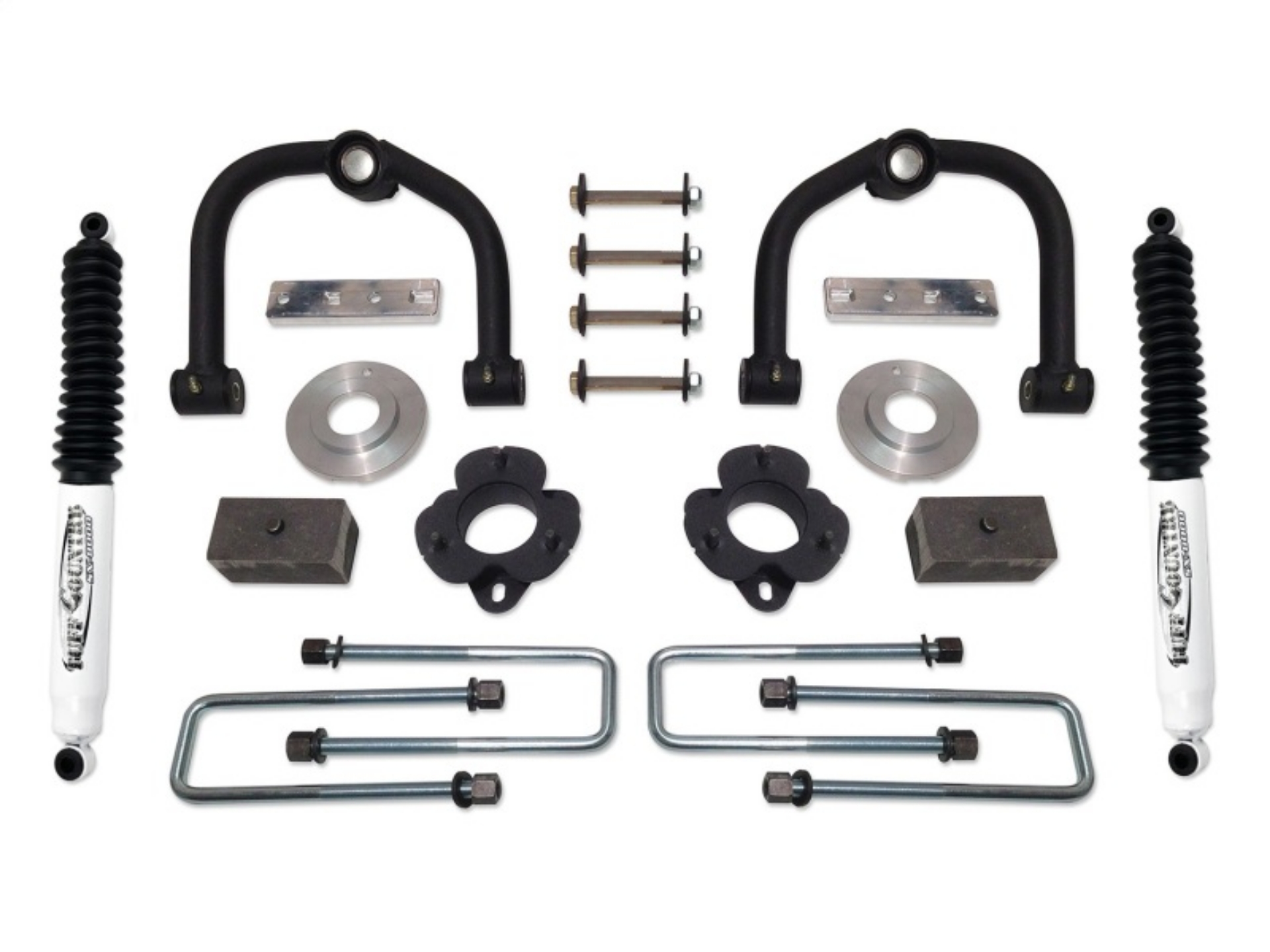 Picture of Tuff Country 04-15 Nissan Titan 4wd 4in Lift Kit SX6000 Shocks