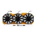 Picture of Mishimoto 89-01 Jeep Cherokee XJ 4-0L Performance Aluminum Fan Shroud w-o Controller - Gold