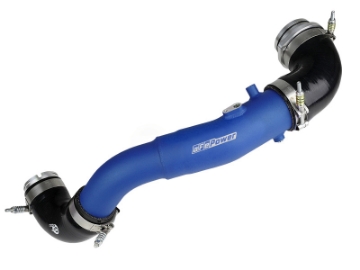 Picture of aFe 20-21 BMW Z4 M40i G29 L6-3-0L t B58 BladeRunner 2-1-2in to 3in  Hot-Side Charge Pipe - Blue