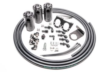 Picture of Radium Engineering Triple Catch Can Kit Nissan R35 GT-R Fluid Lock