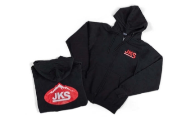 Picture of JKS Manufacturing Zippered Black Hoodie - Large