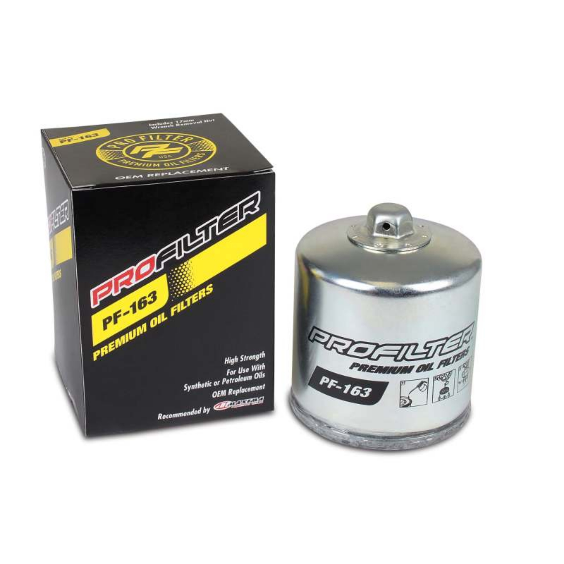 Picture of ProFilter BMW Spin-On Silver Various Performance Oil Filter