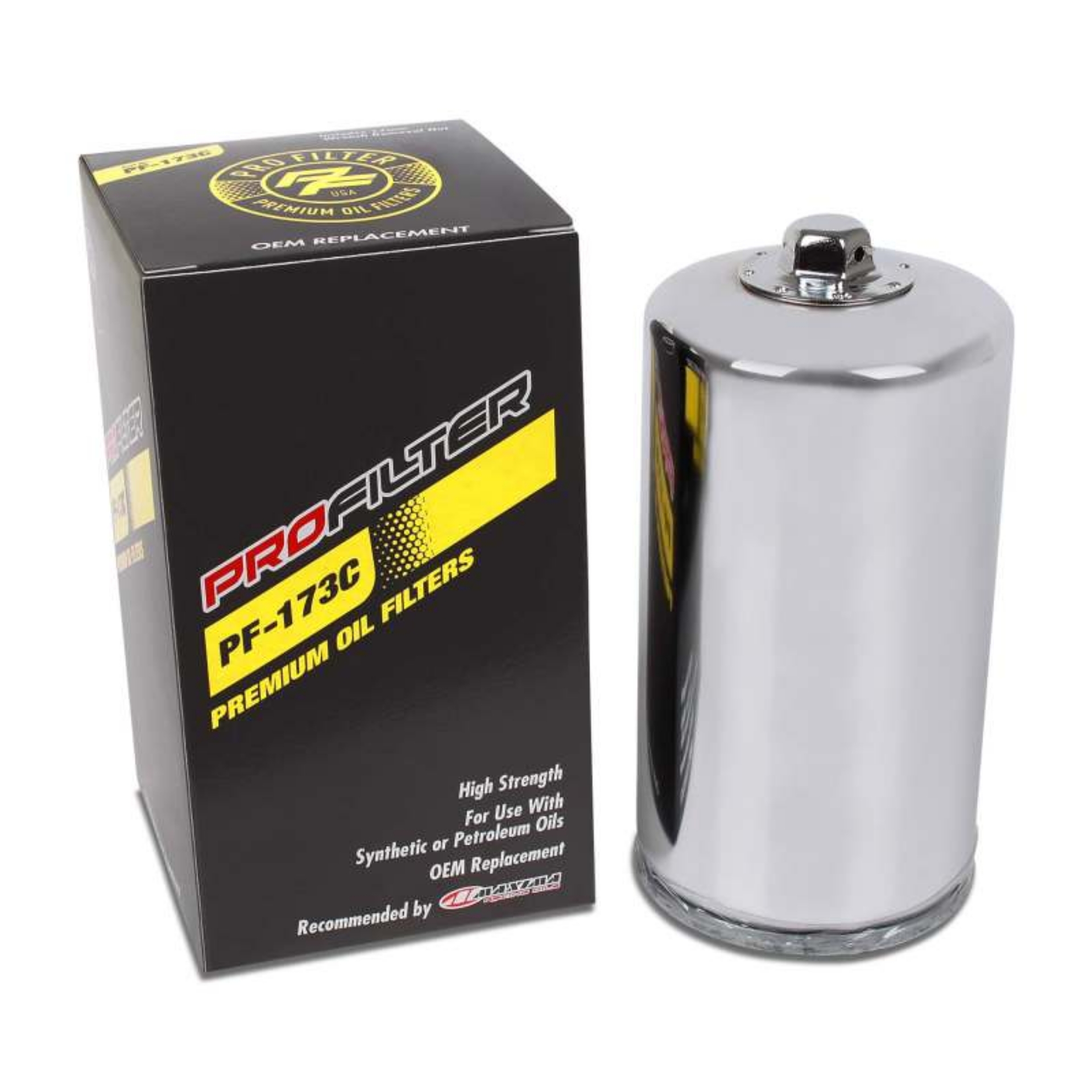 Picture of ProFilter Harley Spin-On Chrome Various Performance Oil Filter