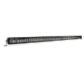 Picture of Go Rhino Universal Blackout Combo Series 50in Double Row LED Light Bar w- Amber Lighting - Black