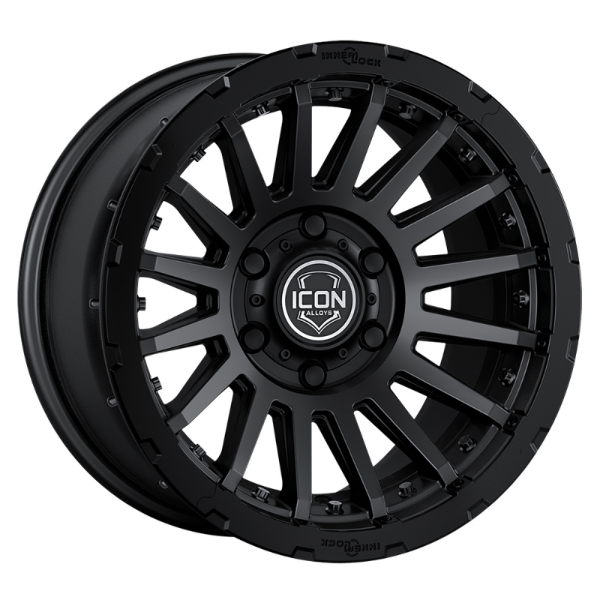 Picture of ICON Recon Pro 17x8-5 8 x 170 6mm Offset 5in BS Satin Black Wheel