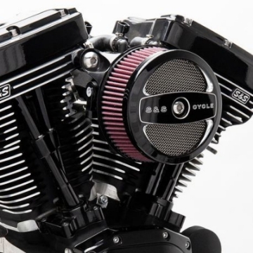 Picture of S&S Cycle 01-15 Fuel-Injected Softail Models Stealth Air Cleaner Kit w- Air 1 Cover