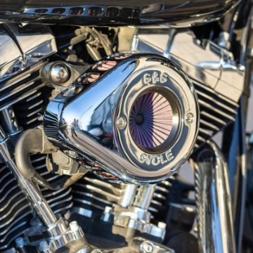Picture of S&S Cycle 01-17 BT Stealth Air Stinger Kit w- Chrome Teardrop