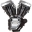 Picture of S&S Cycle 06-17 Dyna T143 Engine - Wrinkle Black