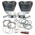 Picture of S&S Cycle 99-16 BT Replacement 3-7-8in Bore Cylinder & Piston Kit For S&S 106in Stroker Kit - Wblack