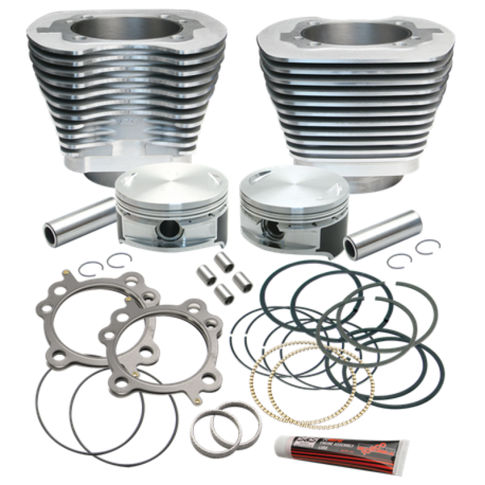 Picture of S&S Cycle 99-16 BT Replacement 3-7-8in Bore Cylinder & Piston Kit For S&S 106in Stroker Kit - Silver