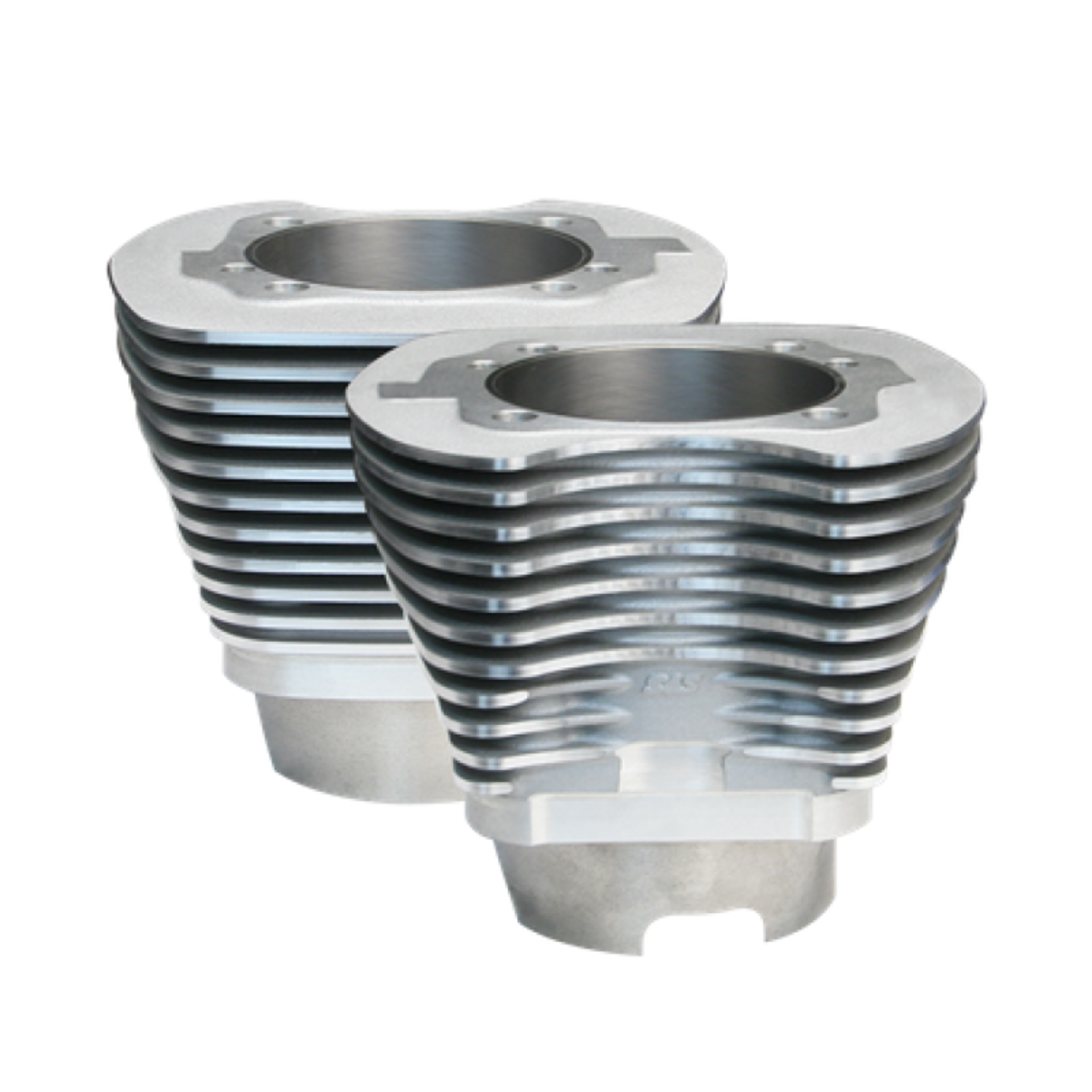 Picture of S&S Cycle 99-06 BT 11 Fin 4-1-8in Bore Cylinder Set For 124in & 124in Hot Set Up Kits - Silver