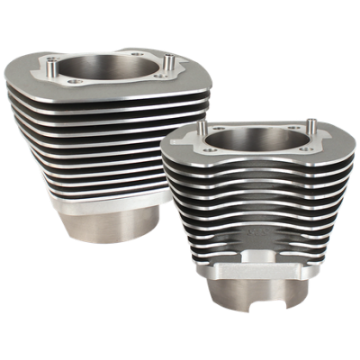 Picture of S&S Cycle 07-16 BT 11 Fin 4-1-8in Bore Cyl Set For 117in & 117in Dish Hot Set Up Kit - Stone Gray