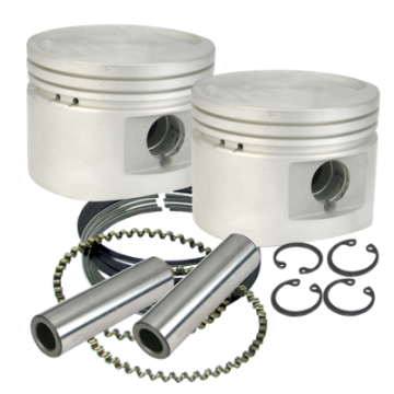 Picture of S&S Cycle 84-99 BT w- Stock Heads -020in 80in Cast Flat-Topped Replacement Piston Kit