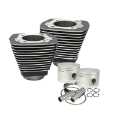 Picture of S&S Cycle 84-99 BT w- Stock Cylinder Heads 3-1-2in Bore Cylinder & Piston Kit - Wrinkle Black