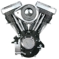 Picture of S&S Cycle 84-99 BT V80 Complete Assembled Engine w- 508 Cams - Wrinkle Black