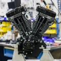 Picture of S&S Cycle 84-99 BT Black Edition V124 Long Block Engine w- 640 Cams & Chrome Billet Gear Cover