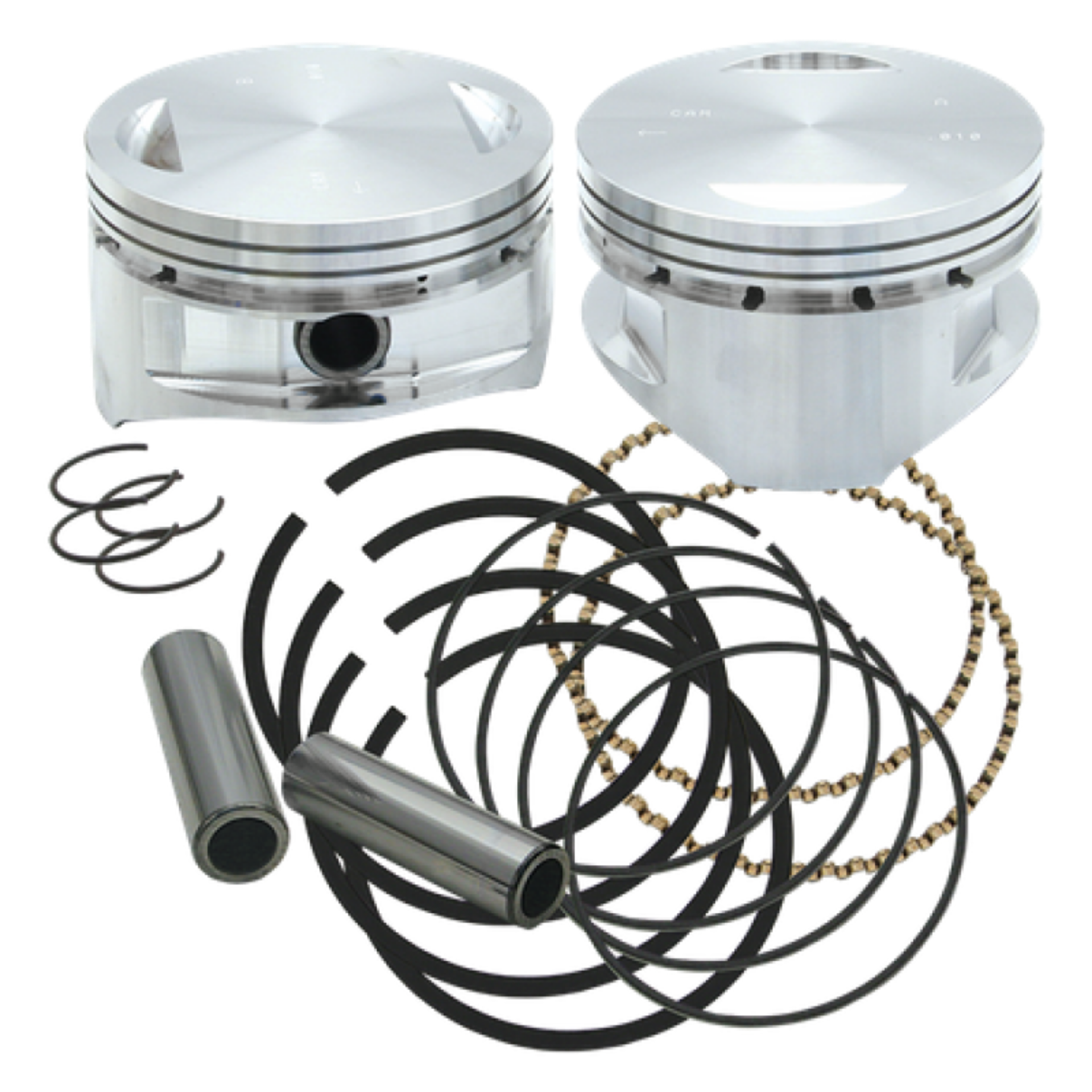 Picture of S&S Cycle 84-99 BT 4in x 4-1-2in Piston Set - -010in