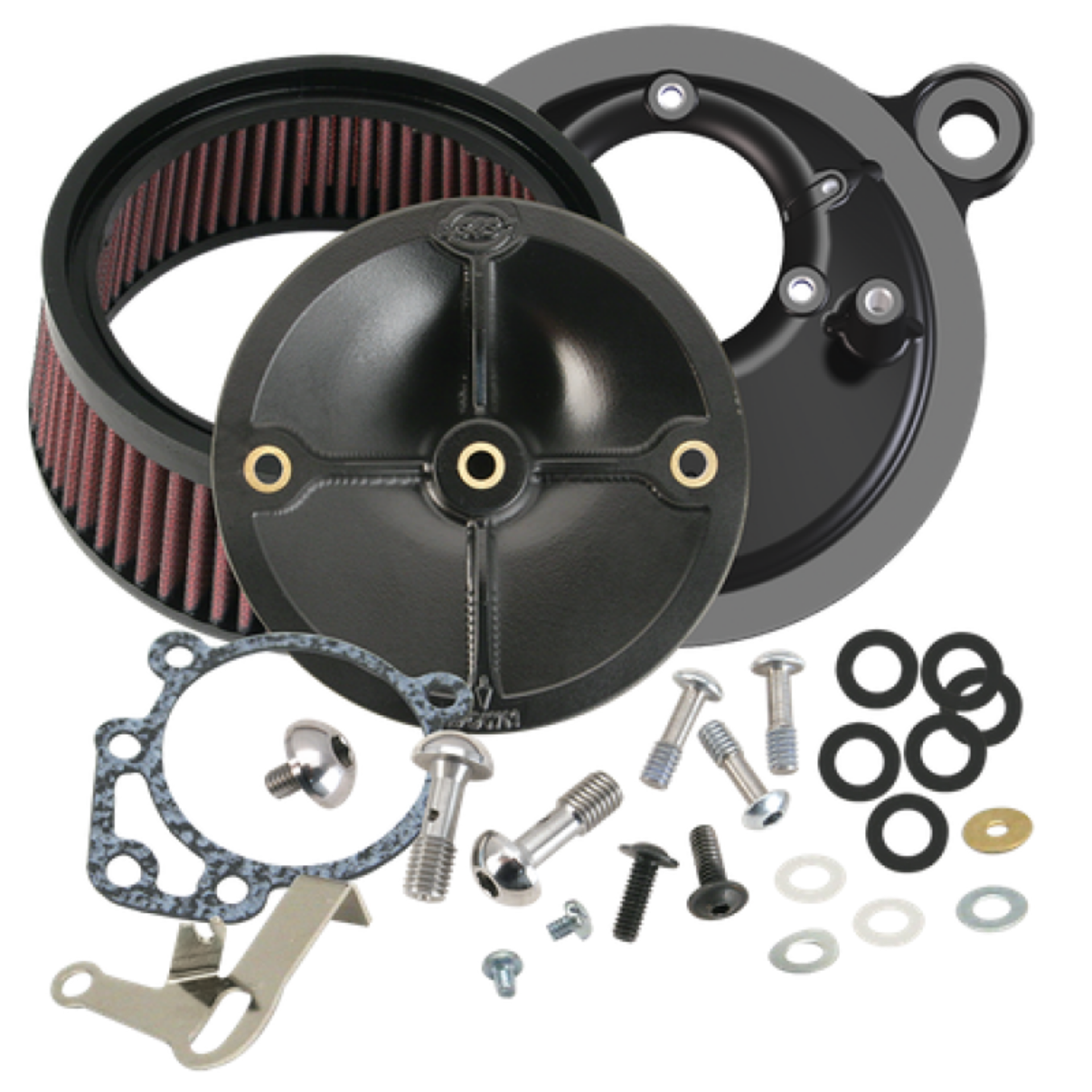 Picture of S&S Cycle 93-99 BT w- Super E-G Carb Stealth Air Cleaner Kit w-o Cover