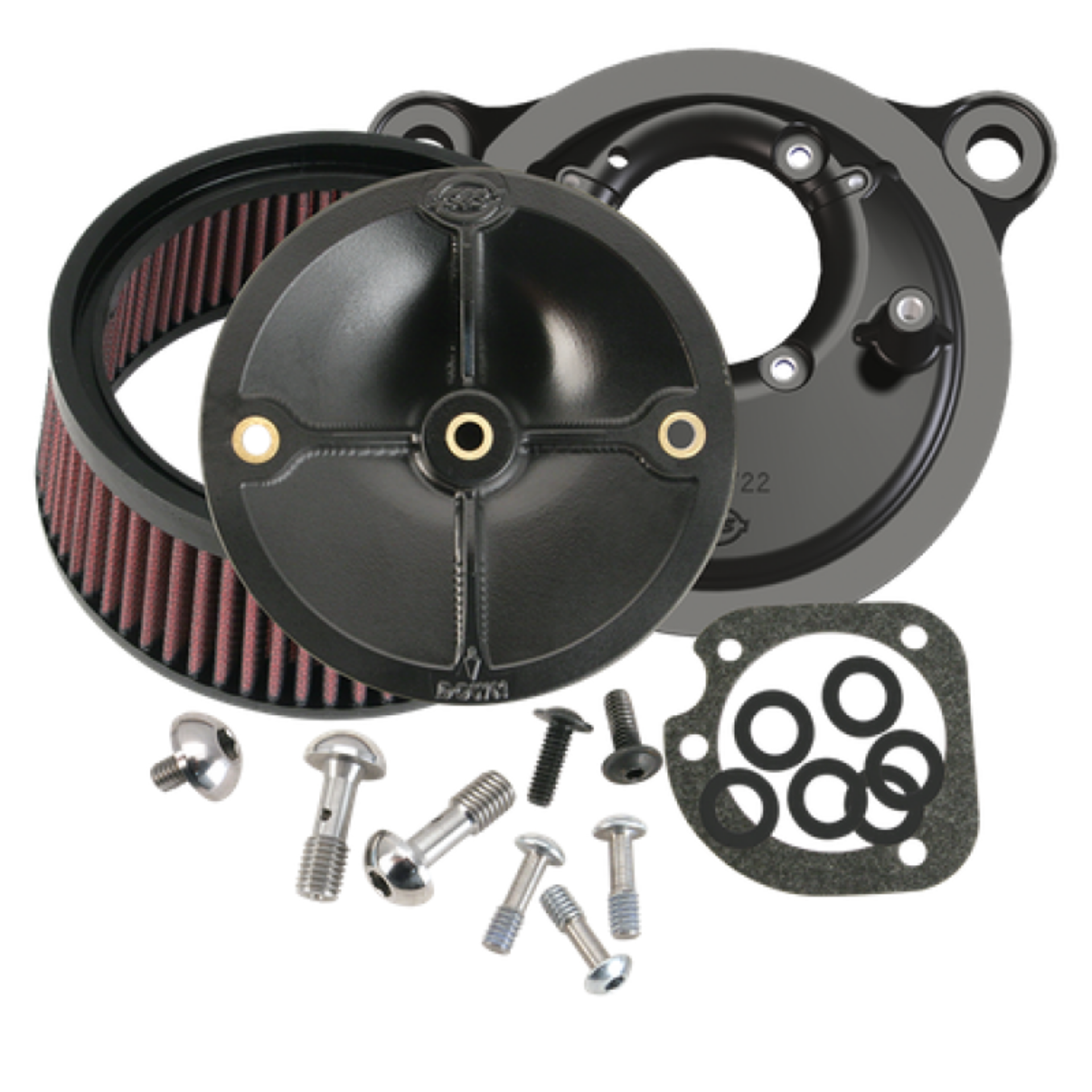 Picture of S&S Cycle 93-99 BT Models w- Stock CV Carb Stealth Air Cleaner Kit w-o Cover