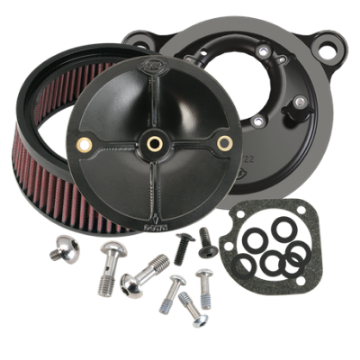 Picture of S&S Cycle 93-99 BT Models w- Stock CV Carb Stealth Air Cleaner Kit w-o Cover
