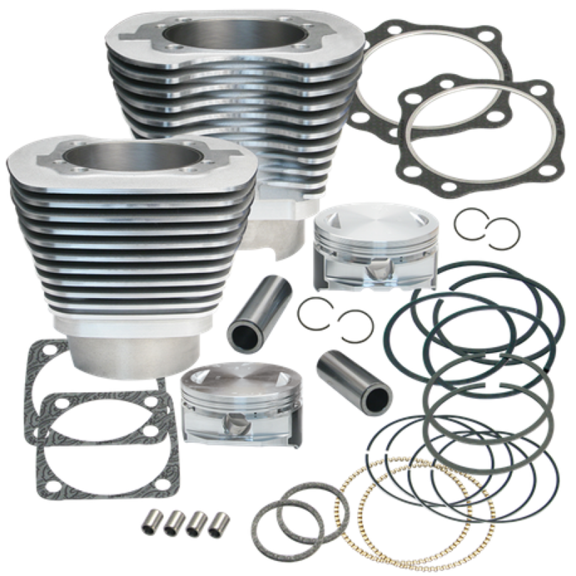 Picture of S&S Cycle 99-06 BT 4-1-8in Bore Cylinder Kit For Early Production S&S T117 Engines - Silver
