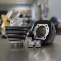 Picture of S&S Cycle 99-06 BT 4in Bore 4in Stroke Cylinder Kit - Wrinkle Black w- Highlight