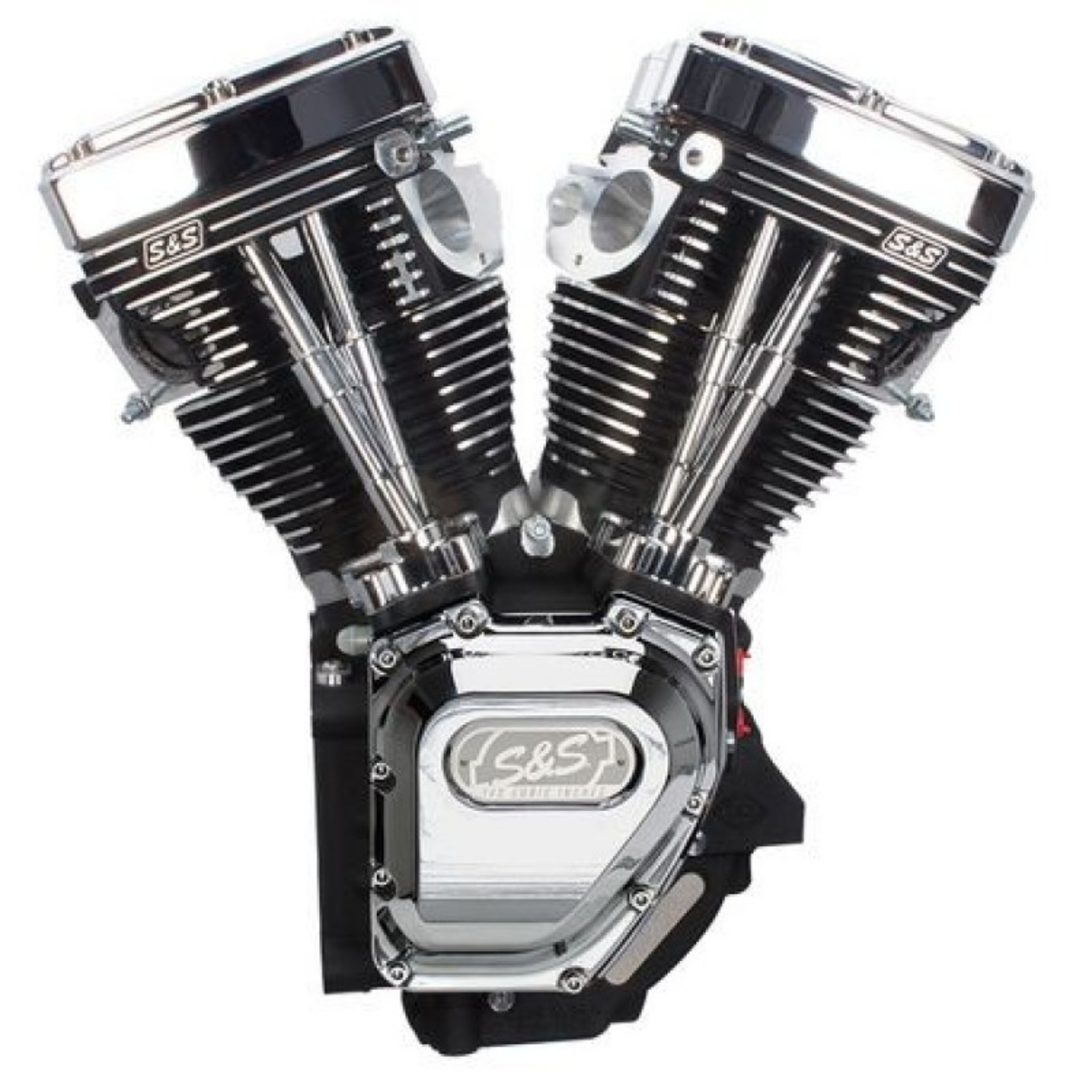 Picture of S&S Cycle 99-06 BT T134 Assembled Long Block Engine - Wrinkle Black
