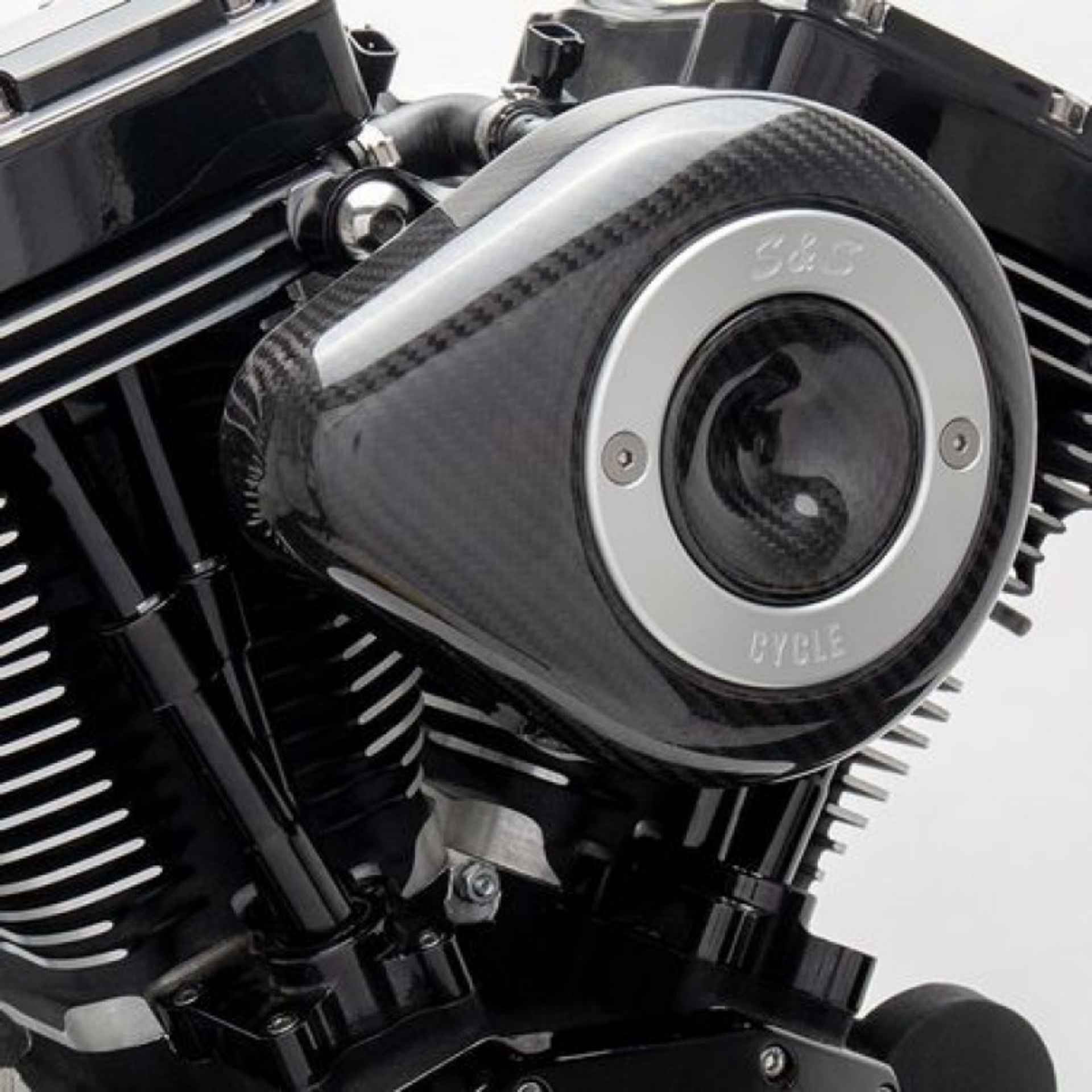 Picture of S&S Cycle Air Cleaner Cover For All Stealth Applications - Carbon Fiber