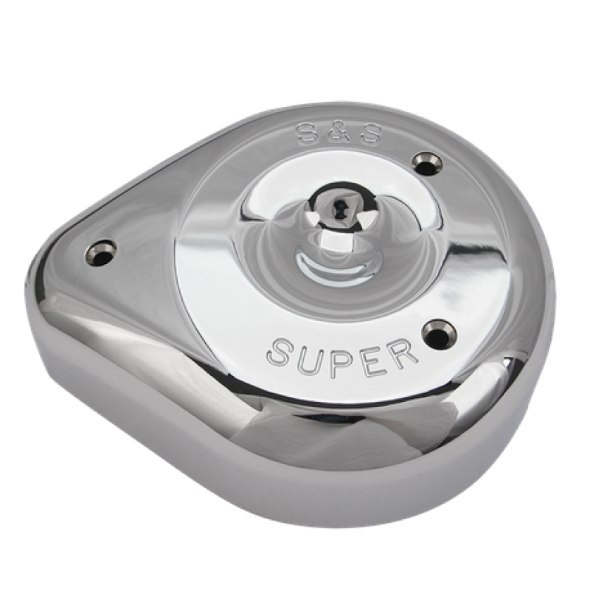 Picture of S&S Cycle Teardrop Chrome Air Cleaner Cover For S&S Super E-G Carbs