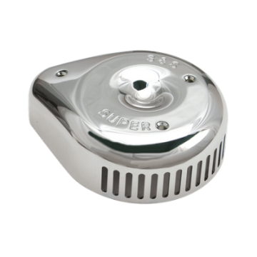 Picture of S&S Cycle Slasher Slotted Air Cleaner Cover For Super E-G Carbs - Chrome