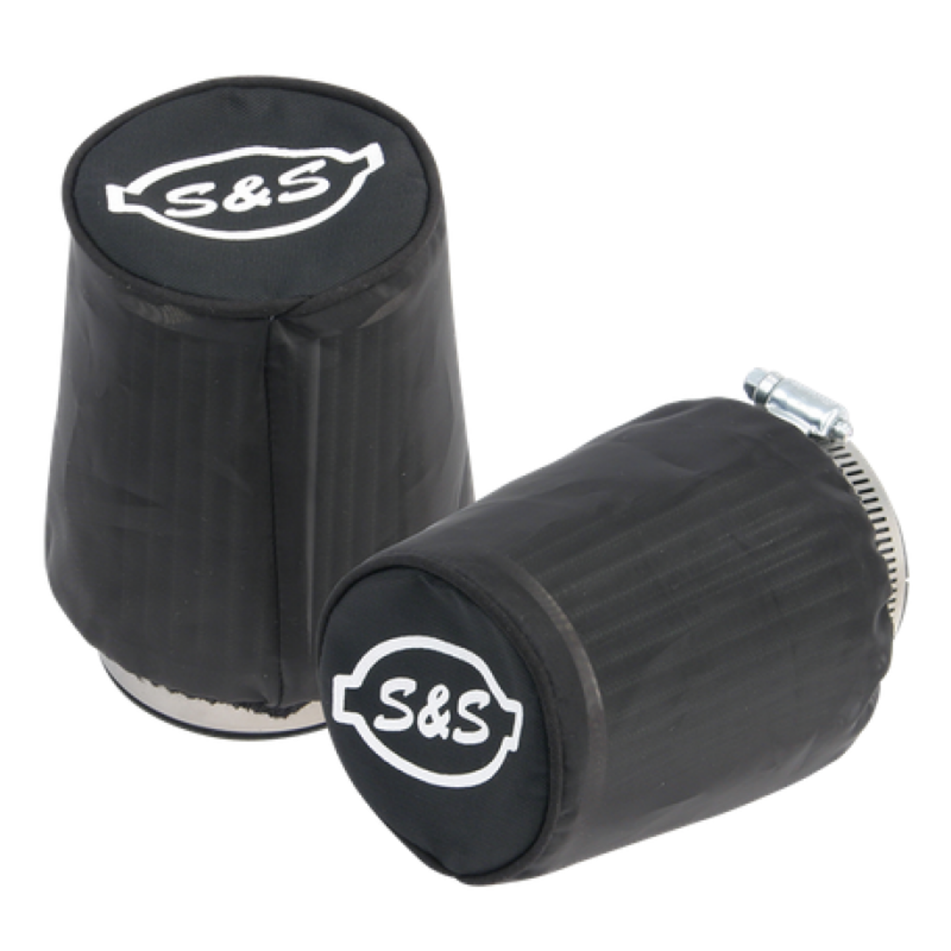 Picture of S&S Cycle Air Filter Cover For Tapered S&S Tuned Induction Filters - Black Nylon - 2 Pack
