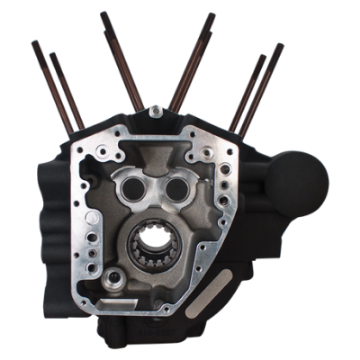 Picture of S&S Cycle 07-16 BT Engines w- 4-1-8in Bore Super Stock T2 Crankcase - Wrinkle Black