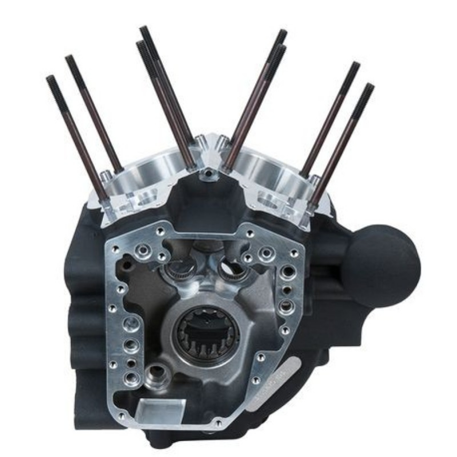 Picture of S&S Cycle 06-17 Dyna Models w- Stock Bore Alternator Style Crankcase - Wrinkle Black