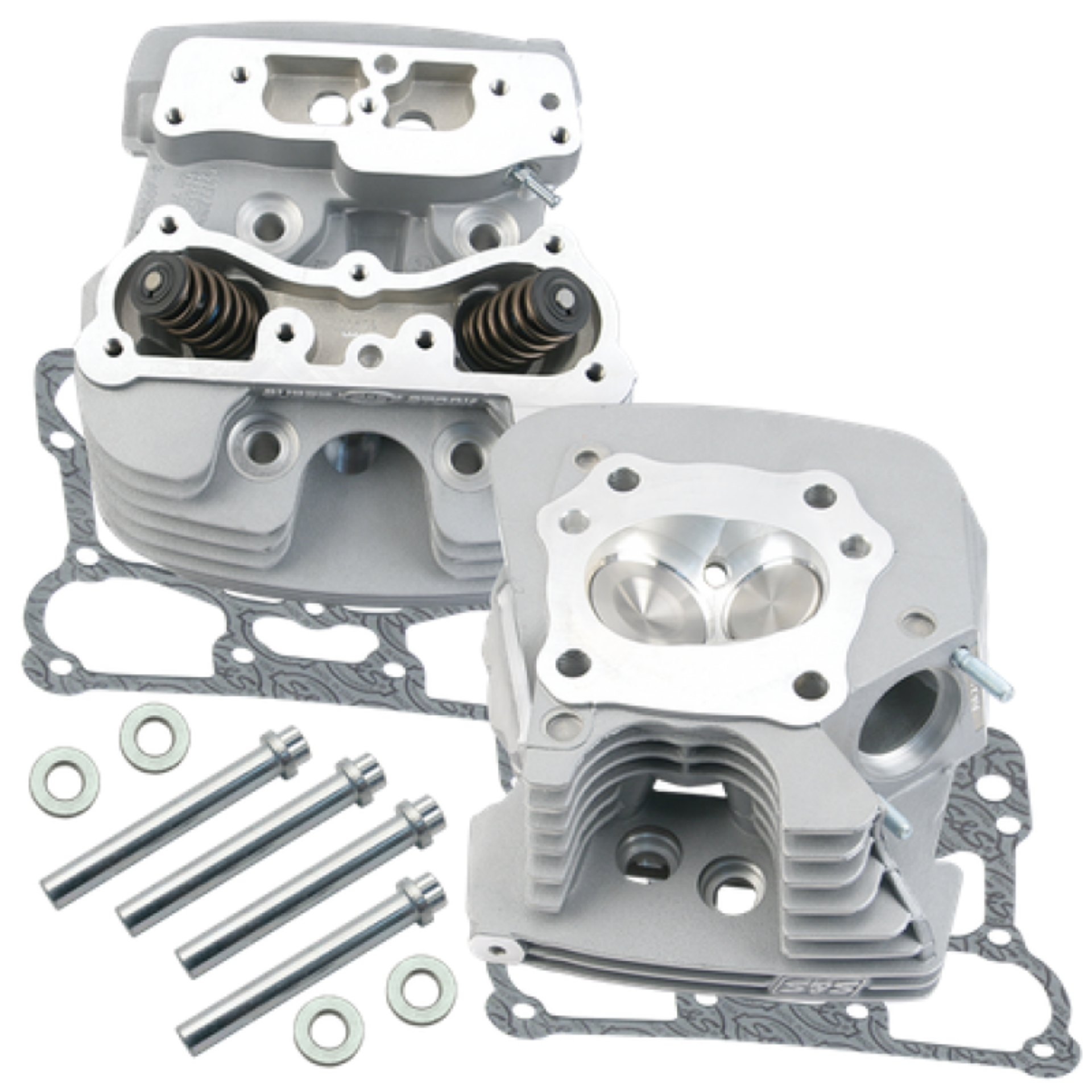 Picture of S&S Cycle 99-05 BT Super Stock 79cc Cylinder Head Kit - Silver