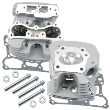 Picture of S&S Cycle 99-05 BT Super Stock 79cc Cylinder Head Kit - Silver