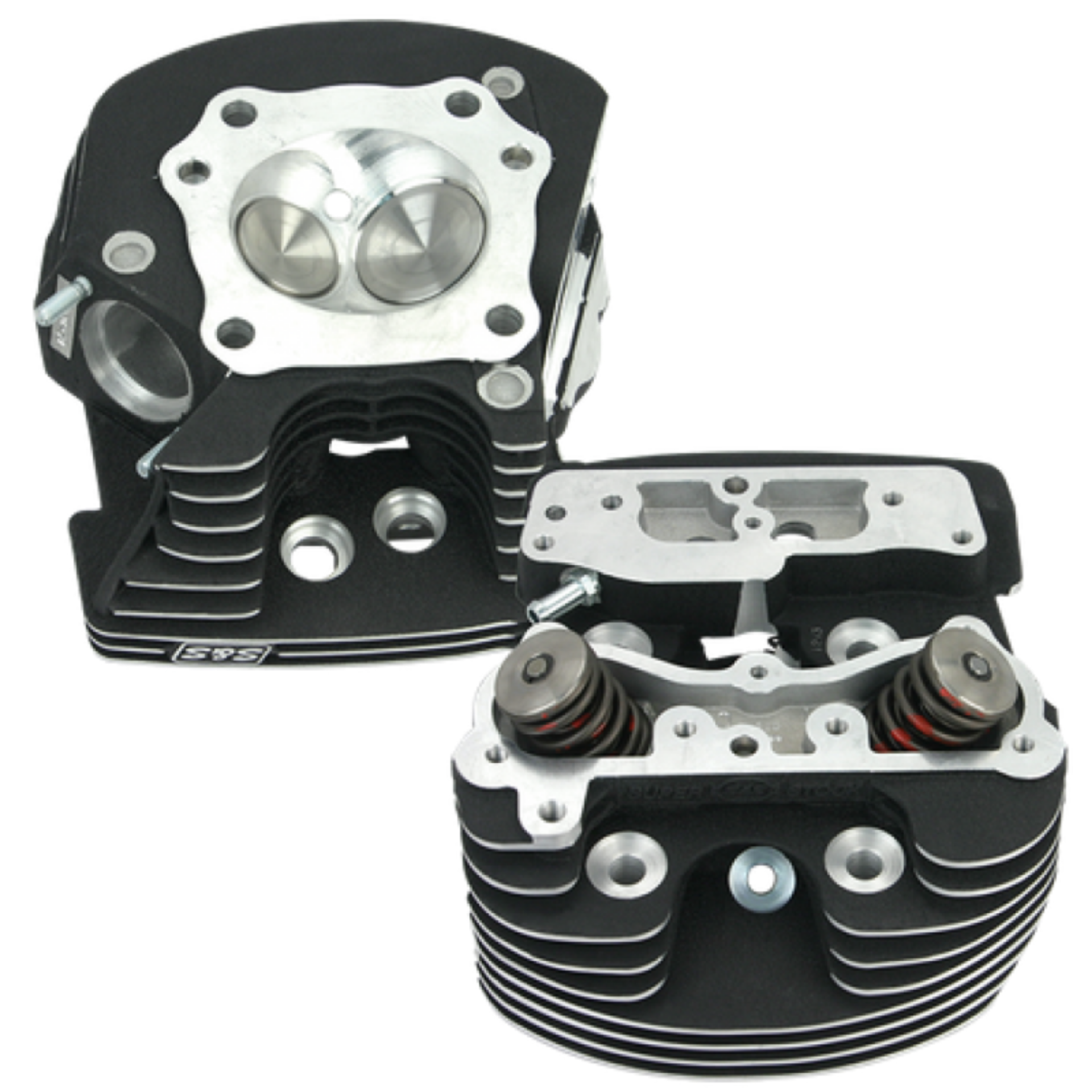 Picture of S&S Cycle 84-99 BT Super Stock Cylinder Heads - Polished Aluminum Finish