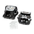 Picture of S&S Cycle 84-99 BT Super Stock Cylinder Head Kit For 3-1-2in and 3-5-8in Bore - Wrinkle Black
