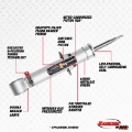 Picture of Rancho Export Rancho quickLIFT Strut RS9000XL Strut EXPORT ONLY