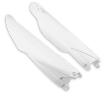 Picture of Cycra 10+ Yamaha WR250F-450-YZ125-450FX Fork Guards - White