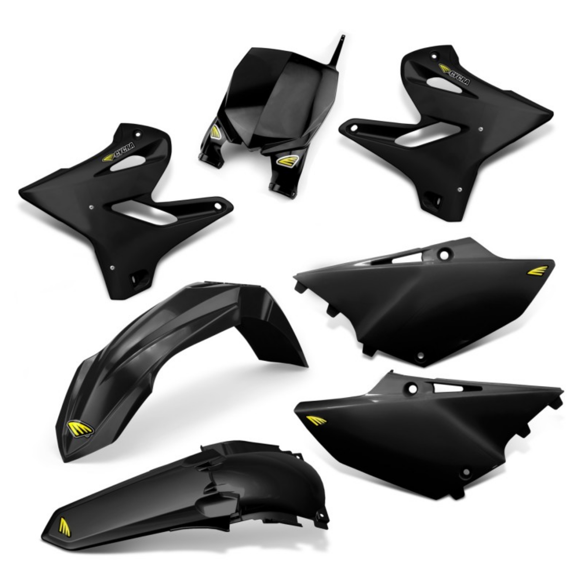 Picture of Cycra 15-22 Yamaha YZ125-250-X Powerflow Body Kit - Black