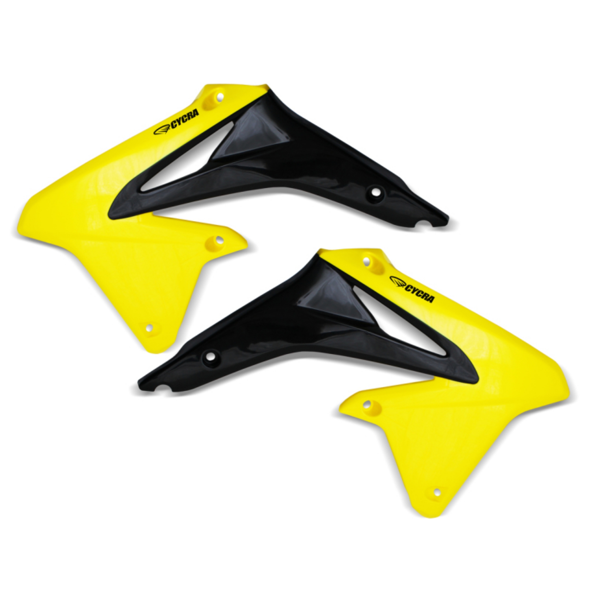 Picture of Cycra 10-18 Suzuki RMZ 250-450 Powerflow Radiator Shroud - Yellow